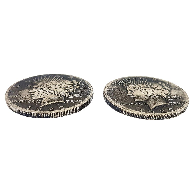 ASVP Shop Two Face 2 Sided Coin w/Scratch Prop Harvey Dent for Batman Costume Cosplay - Image 5